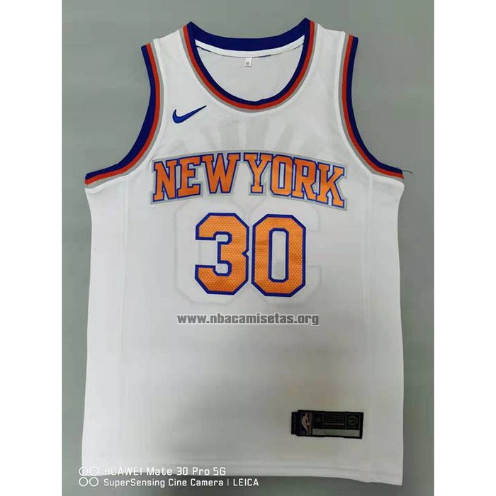 Camiseta New York Knicks Julius Randl NO 30 Association Blanco